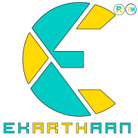 ekarthaan logo with r and tm color